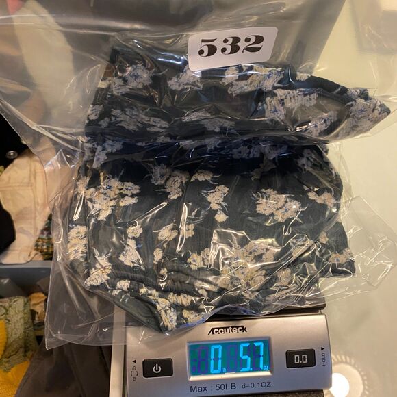 Denim & Supply Ralph Lauren RL Boho Green Floral Peasant Tie Front Size M - Picture 7 of 7